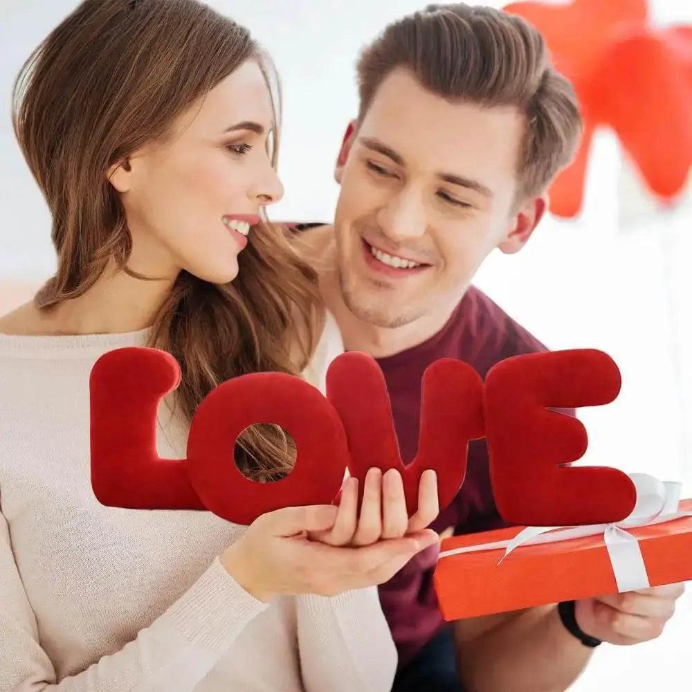  Valentine's Day Plush Decorative Throw Pillow - Huggable Cushion for Girlfriends and Wives -  ToylandEU™