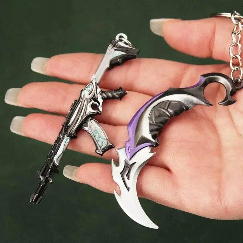  Valorant Weapon Melee Reaver 2.0 Karambit Knife Keychain -  ToylandEU™
