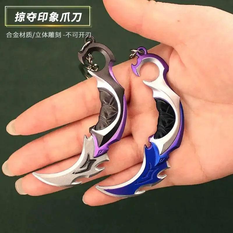  Valorant Weapon Melee Reaver 2.0 Karambit Knife Keychain -  ToylandEU™