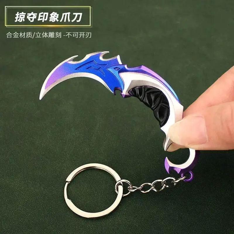  Valorant Weapon Melee Reaver 2.0 Karambit Knife Keychain -  ToylandEU™