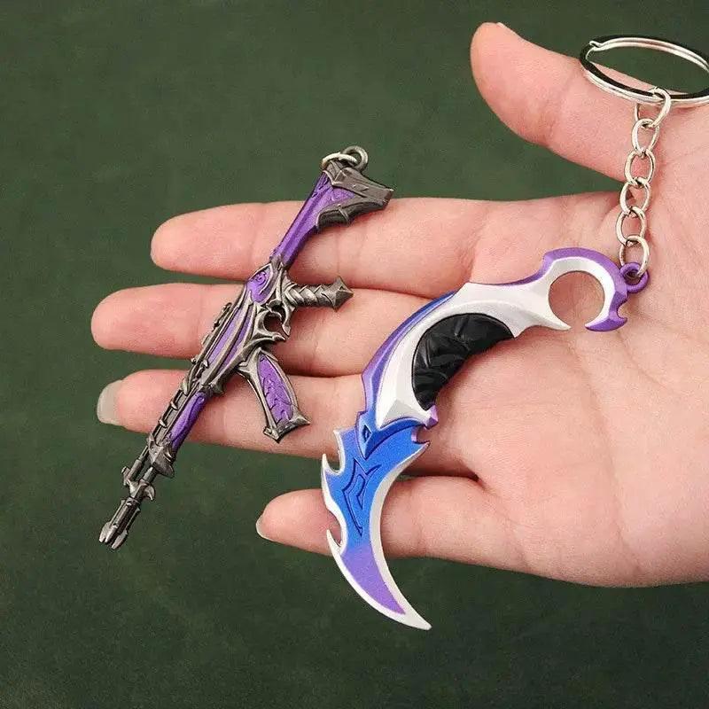  Valorant Weapon Melee Reaver 2.0 Karambit Knife Keychain -  ToylandEU™