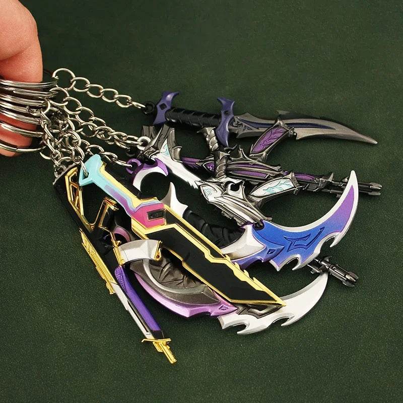 Valorant Weapon Melee Reaver 2.0 Karambit Knife Keychain - ToylandEU