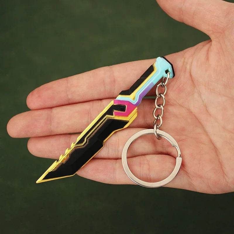 Valorant Weapon Melee Reaver 2.0 Karambit Knife Keychain - ToylandEU