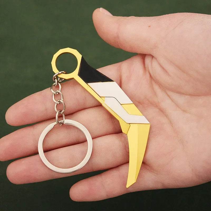 Valorant Weapon Melee Reaver 2.0 Karambit Knife Keychain - ToylandEU