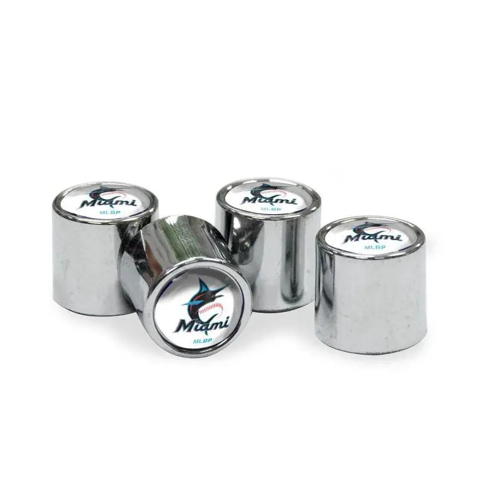  Miami Marlins Valve Stem Caps Set Of 4 Logo Polyurethane -  ToylandEU™