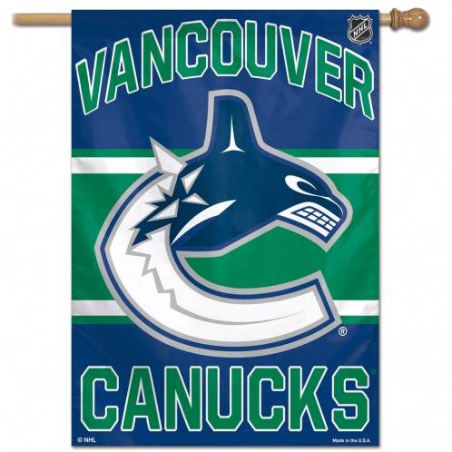 Vancouver Canucks Banner 28x40 Vertical Flag Outdoor Decor - ToylandEU