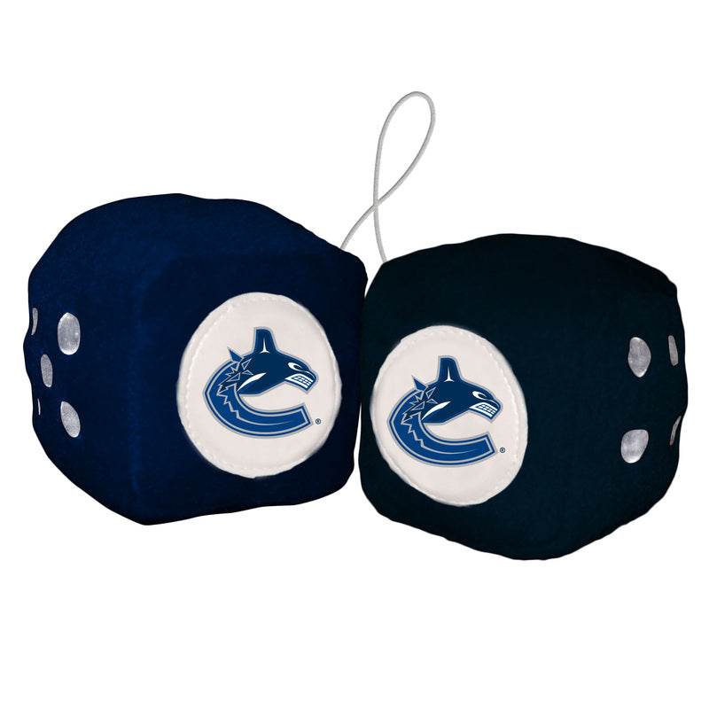 Vancouver Canucks Fuzzy Plush Dice Hangable Decor Gift - ToylandEU