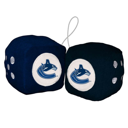 Vancouver Canucks Fuzzy Plush Dice Hangable Decor Gift - ToylandEU