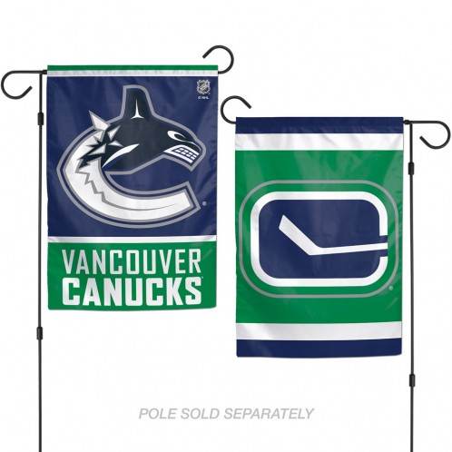 Vancouver Canucks Garden Flag 12x18 Two Sided WinCraft - ToylandEU