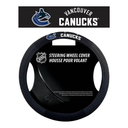  Vancouver Canucks Leather Steering Wheel Cover Mesh Style -  ToylandEU™