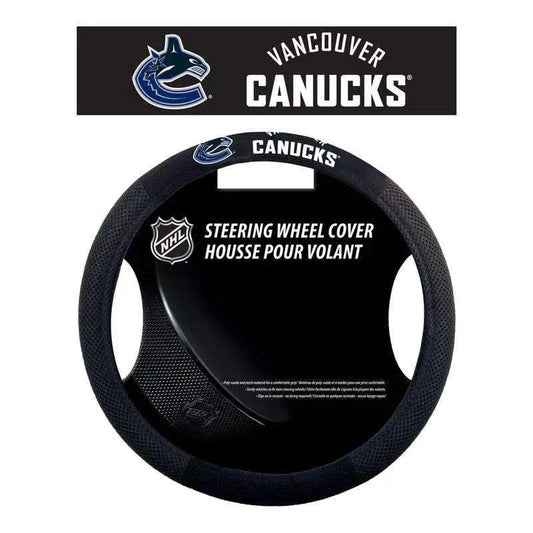  Vancouver Canucks Leather Steering Wheel Cover Mesh Style -  ToylandEU™