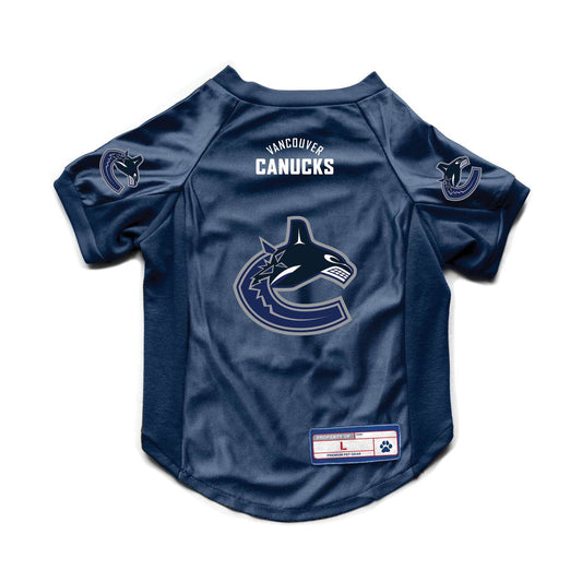 Vancouver Canucks Pet Jersey Stretch Size Large Special - ToylandEU