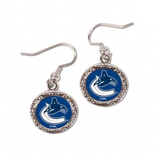 Vancouver Canucks Round Style Earrings Officially Licensed - ToylandEU