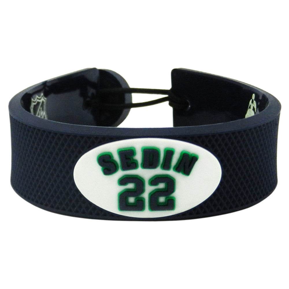 Vancouver Canucks Team Color Leather Bracelet Daniel Sedin - ToylandEU