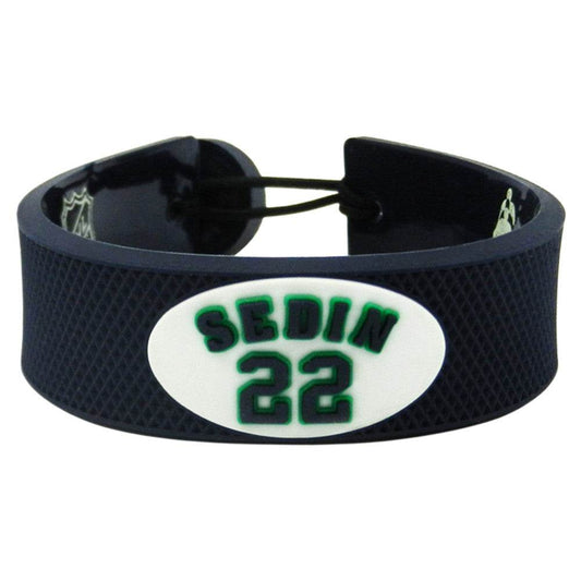 Vancouver Canucks Team Color Leather Bracelet Daniel Sedin - ToylandEU