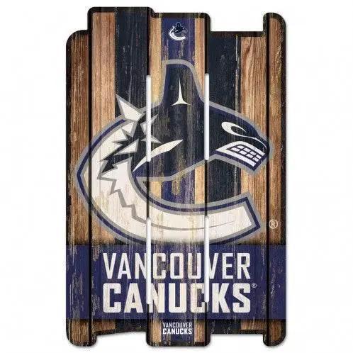  Vancouver Canucks Wood Fence Sign 11x17 Retro Whitewash -  ToylandEU™
