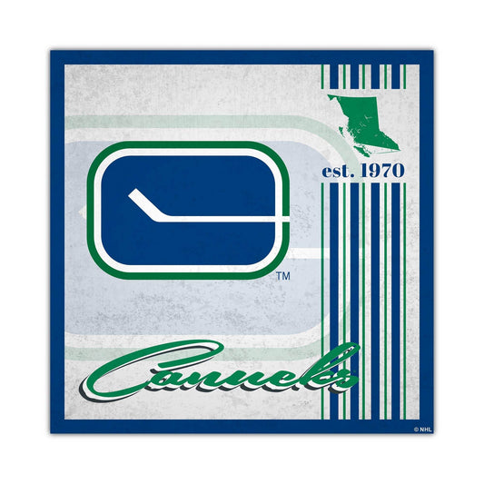 Vancouver Canucks Wood Sign 10x10 Album Design Order - ToylandEU