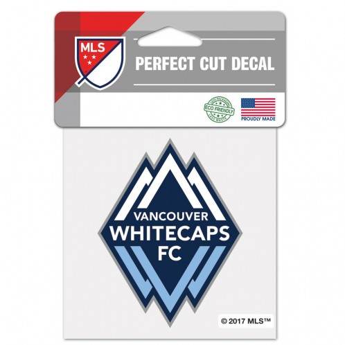 Vancouver Whitecaps 4x4 Perfect Cut Color Decal Outdoor - ToylandEU