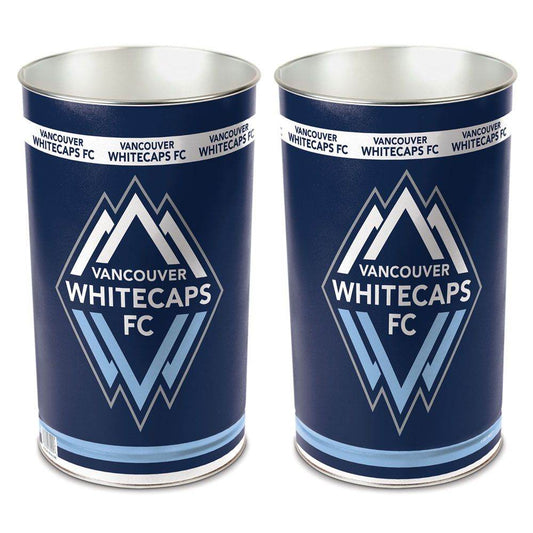 Vancouver Whitecaps Wastebasket 15 Inch Metal Office Bin - ToylandEU