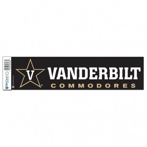 Vanderbilt Commodores Decal 3x12 Bumper Strip Style - ToylandEU