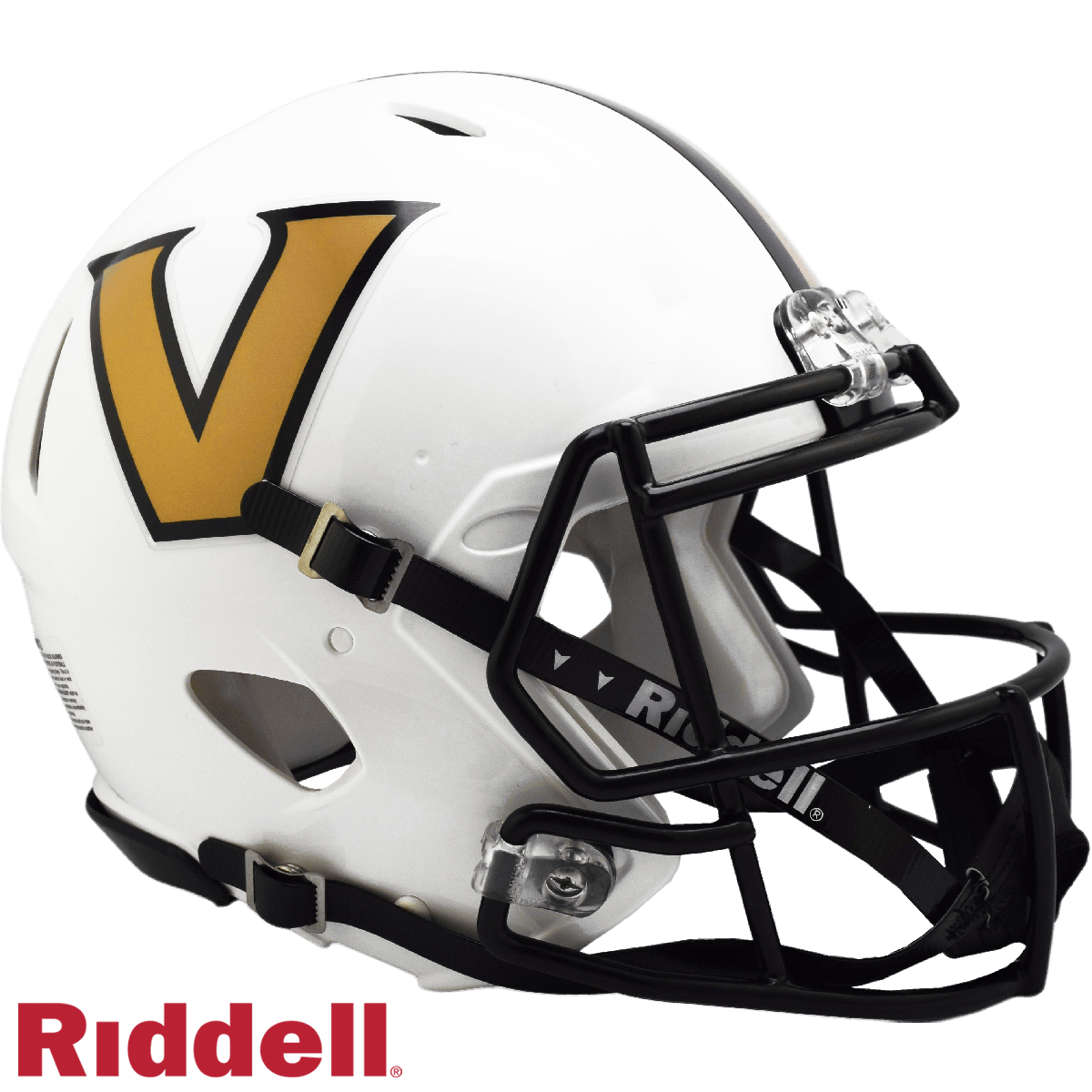 Vanderbilt Commodores Riddell Authentic Speed Helmet White - ToylandEU