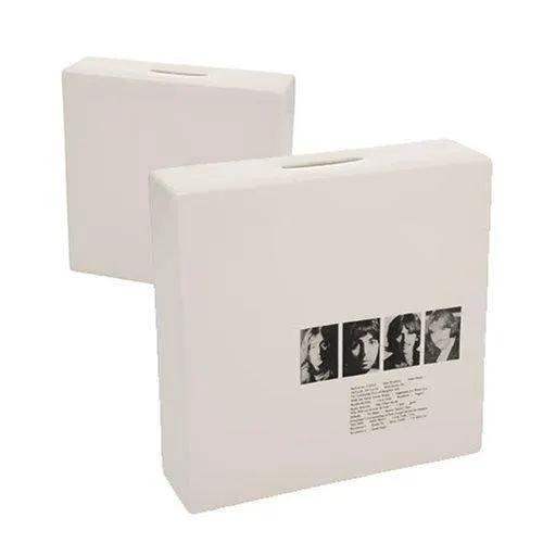 Vandor The Beatles Limited Edition White Album Ceramic Coin Bank - ToylandEU