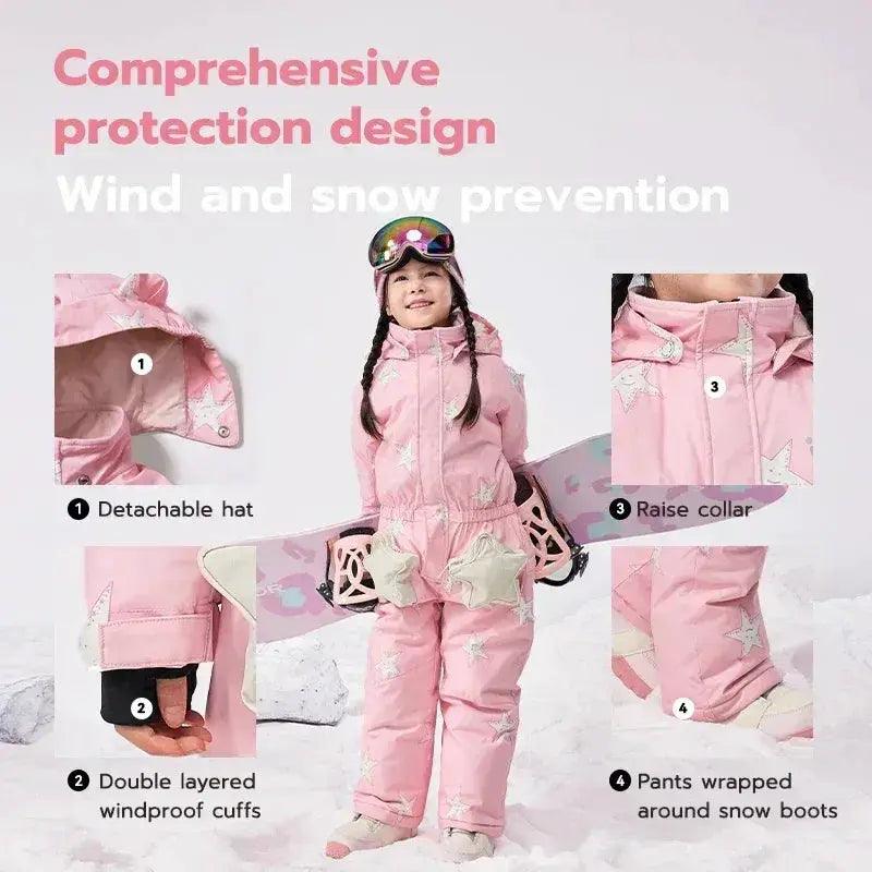  Vector Kids Ski Jumpsuit Winter Waterproof Anti Shrink -  ToylandEU™