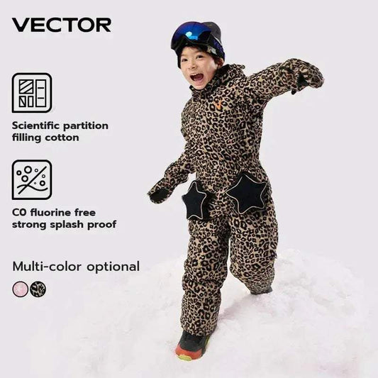  Vector Kids Ski Jumpsuit Winter Waterproof Anti Shrink -  ToylandEU™