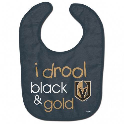 Vegas Golden Knights Baby Bib All Pro Style I Drool Design - ToylandEU