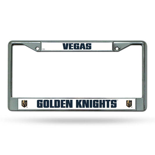 Vegas Golden Knights Chrome License Plate Frame Durable - ToylandEU