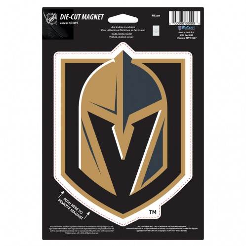 Vegas Golden Knights Die Cut Magnet 6.25 By 9 Weatherproof - ToylandEU