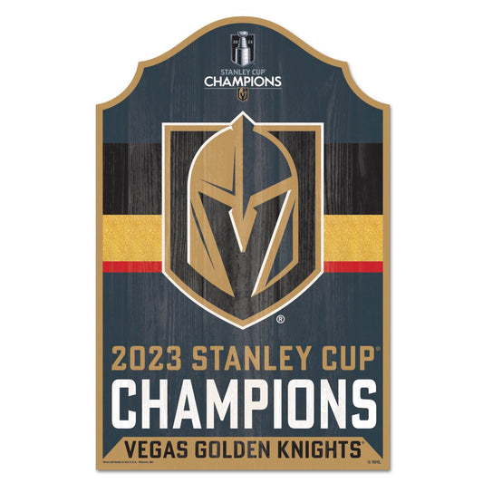 Vegas Golden Knights Sign 11x17 Wood Stanley Cup Champion - ToylandEU