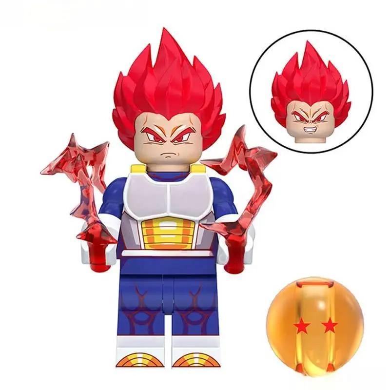  Vegeta Lego Minifigure Red Haired Super Saiyan Dragon Ball Z -  ToylandEU™