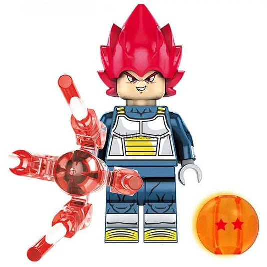 Vegeta Red Hair Minifigure Dragon Ball Z LEGO -  ToylandEU™