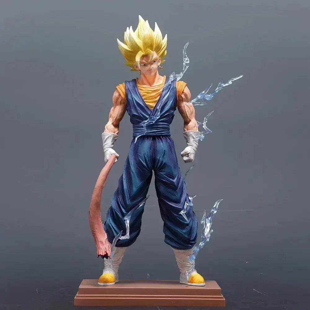Vegito Super Saiyan Blue Gogeta 3 Heads 2 Bodies Action Figure, Dragon Ball Z Anime Figurines 32 CM - ToylandEU