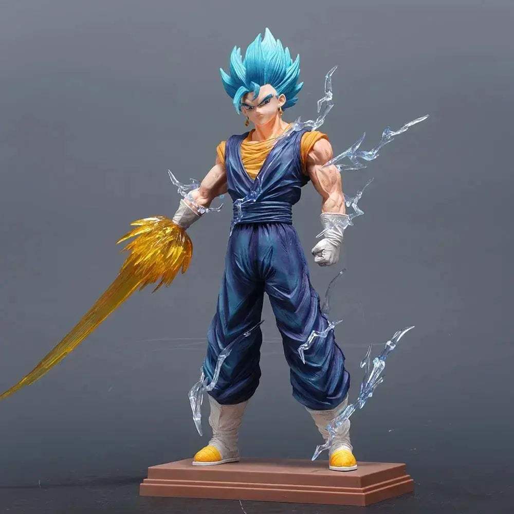 Vegito Super Saiyan Blue Gogeta 3 Heads 2 Bodies Action Figure, Dragon Ball Z Anime Figurines 32 CM - ToylandEU