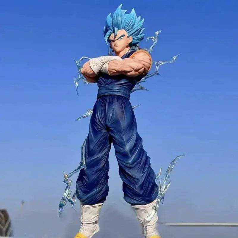 Vegito Super Saiyan Blue Gogeta 3 Heads 2 Bodies Action Figure, Dragon Ball Z Anime Figurines 32 CM - ToylandEU