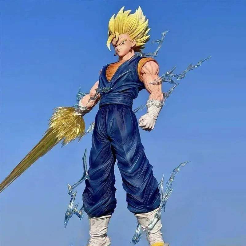 Vegito Super Saiyan Blue Gogeta 3 Heads 2 Bodies Action Figure, Dragon Ball Z Anime Figurines 32 CM - ToylandEU