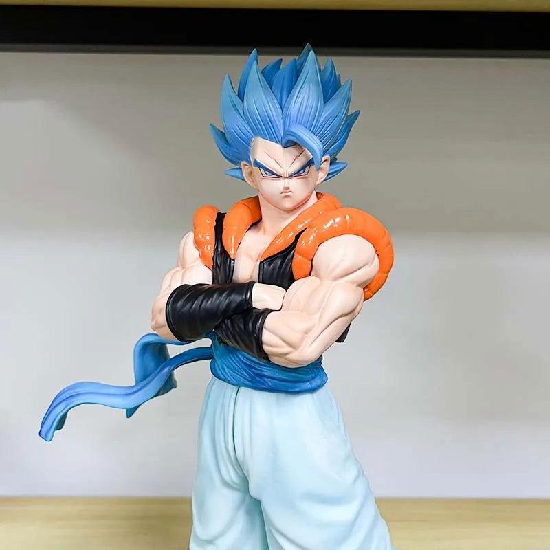  Vegito and Gogeta Anime Figurines, Swapable Super Saiyan and Blue Heads Dragon Ball Super GT 30 CM 