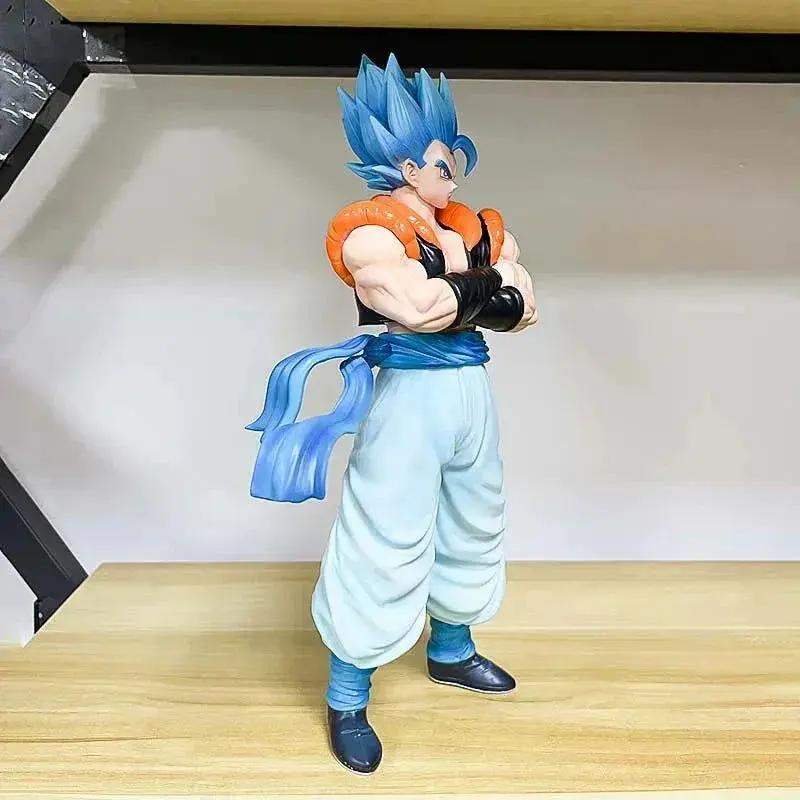 Vegito and Gogeta Anime Figurines, Swapable Super Saiyan and Blue Heads Dragon Ball Super GT 30 CM - ToylandEU