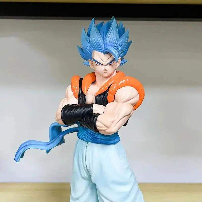 Vegito and Gogeta Anime Figurines, Swapable Super Saiyan and Blue Heads Dragon Ball Super GT 30 CM - ToylandEU