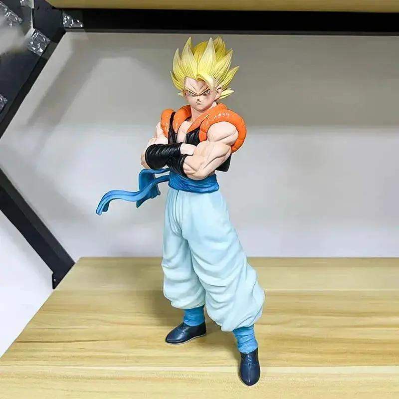 Vegito and Gogeta Anime Figurines, Swapable Super Saiyan and Blue Heads Dragon Ball Super GT 30 CM - ToylandEU