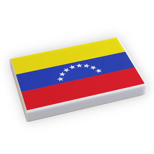  Venezuela Flag (2x3 Tile) made using LEGO part -  ToylandEU™
