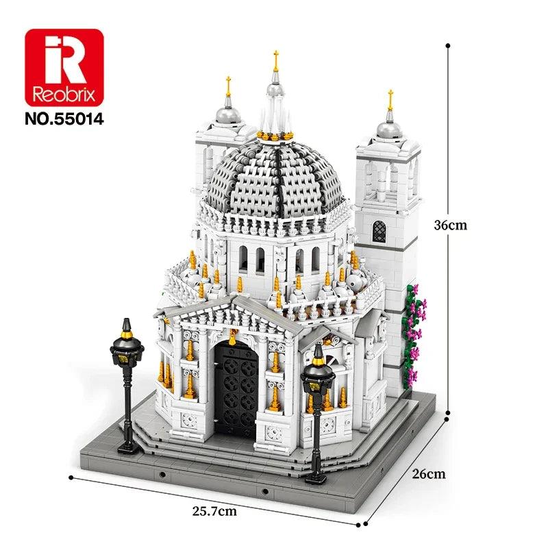 Venice Church Building Block Set LED Lights Toylandeu™