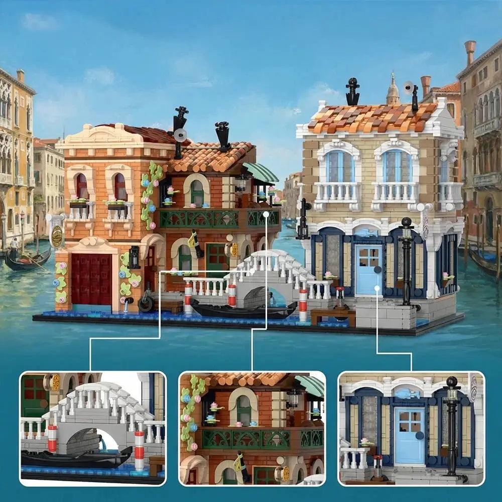  Venice Waterfront LED House LEGO Compatible Mod Kit -  ToylandEU™