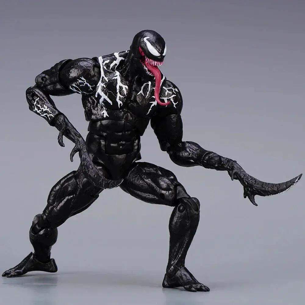 Venom Figure, Spiderman Marvel Moveable Joints Figurine, Kids Toys Gifts 7 in - ToylandEU