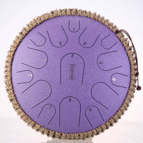 Versatile 13-Inch Steel Tongue Drum with 15 Enchanting Tones - ToylandEU