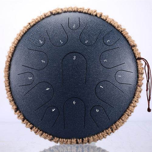 Versatile 13-Inch Steel Tongue Drum with 15 Enchanting Tones - ToylandEU