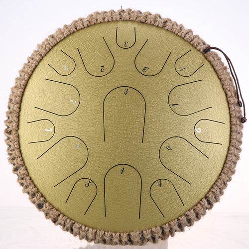 Versatile 13-Inch Steel Tongue Drum with 15 Enchanting Tones - ToylandEU