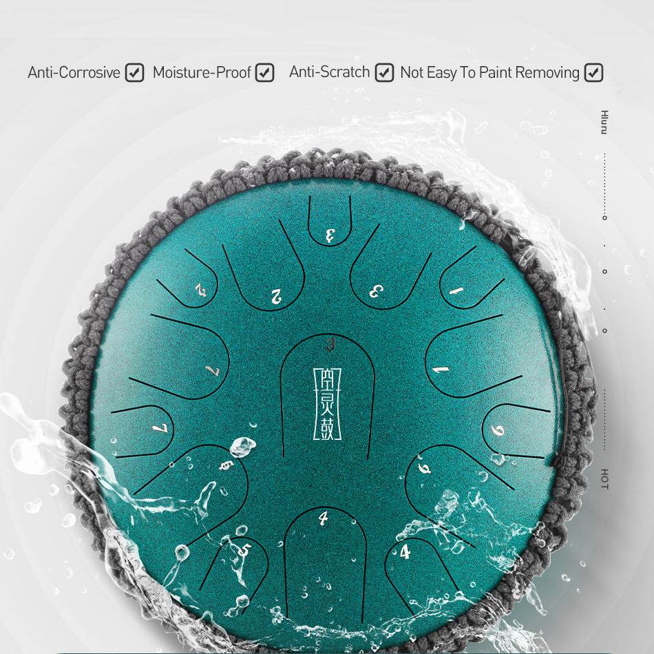 Versatile 13-Inch Steel Tongue Drum with 15 Enchanting Tones - ToylandEU